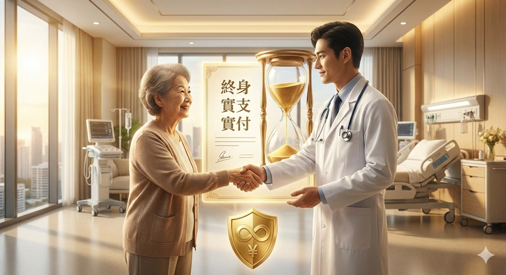 終身醫療保障示意圖
